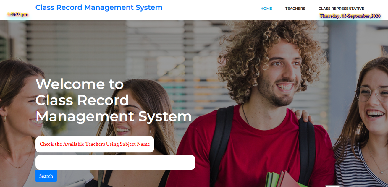 Class Record management System ,PHP, HTML, CSS, JavaScript, MySQLi,Free Source codes
